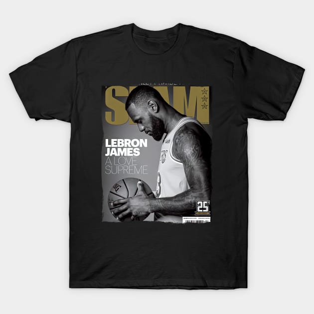 LBJ 23 SLAM T-Shirt by Buff Geeks Art